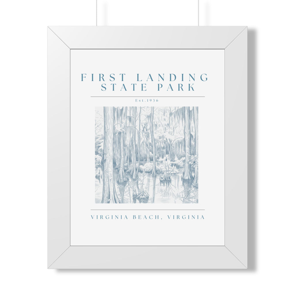 First Landing State Park Cypress Swamp Framed Art