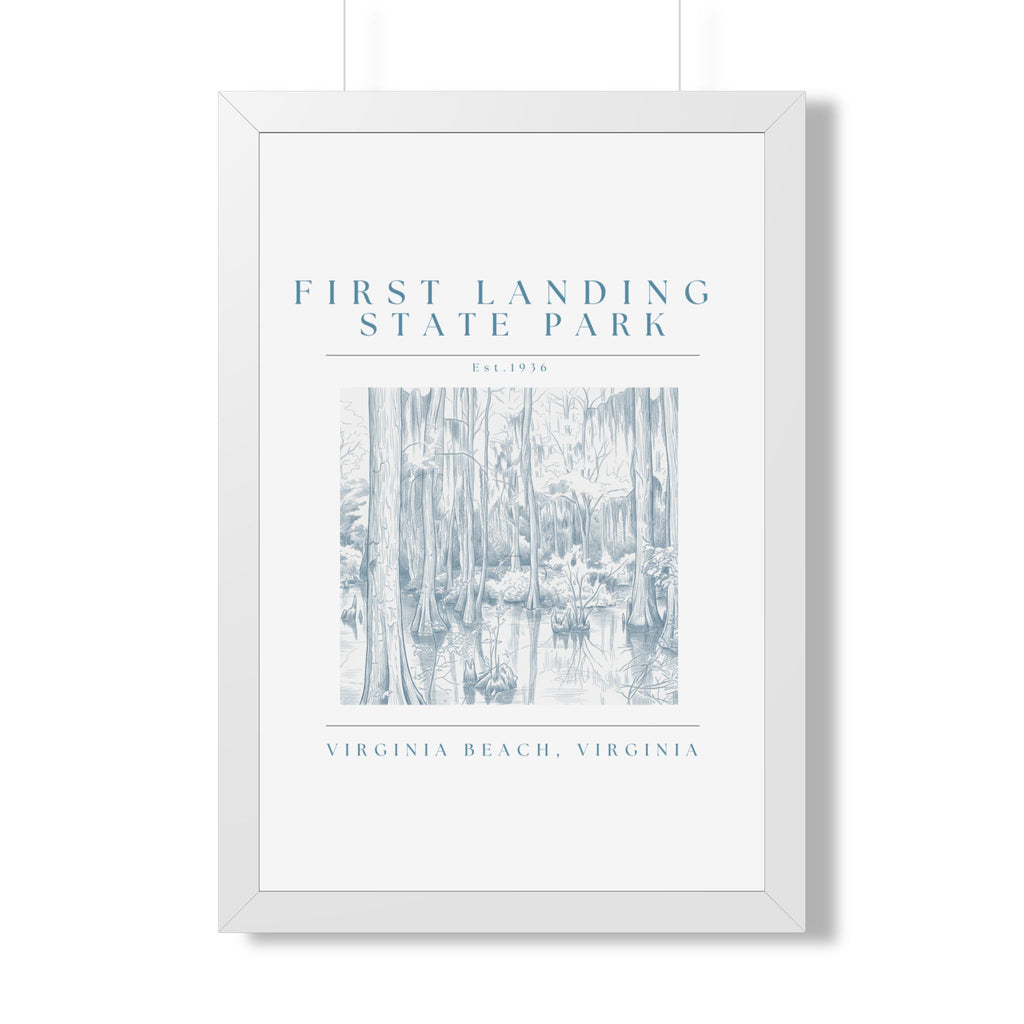First Landing State Park Cypress Swamp Framed Art
