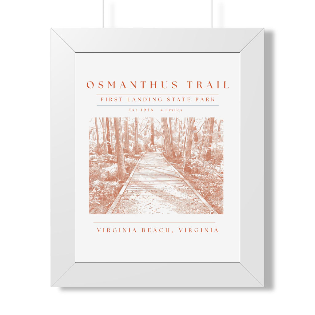 Osmanthus Trail Framed Art