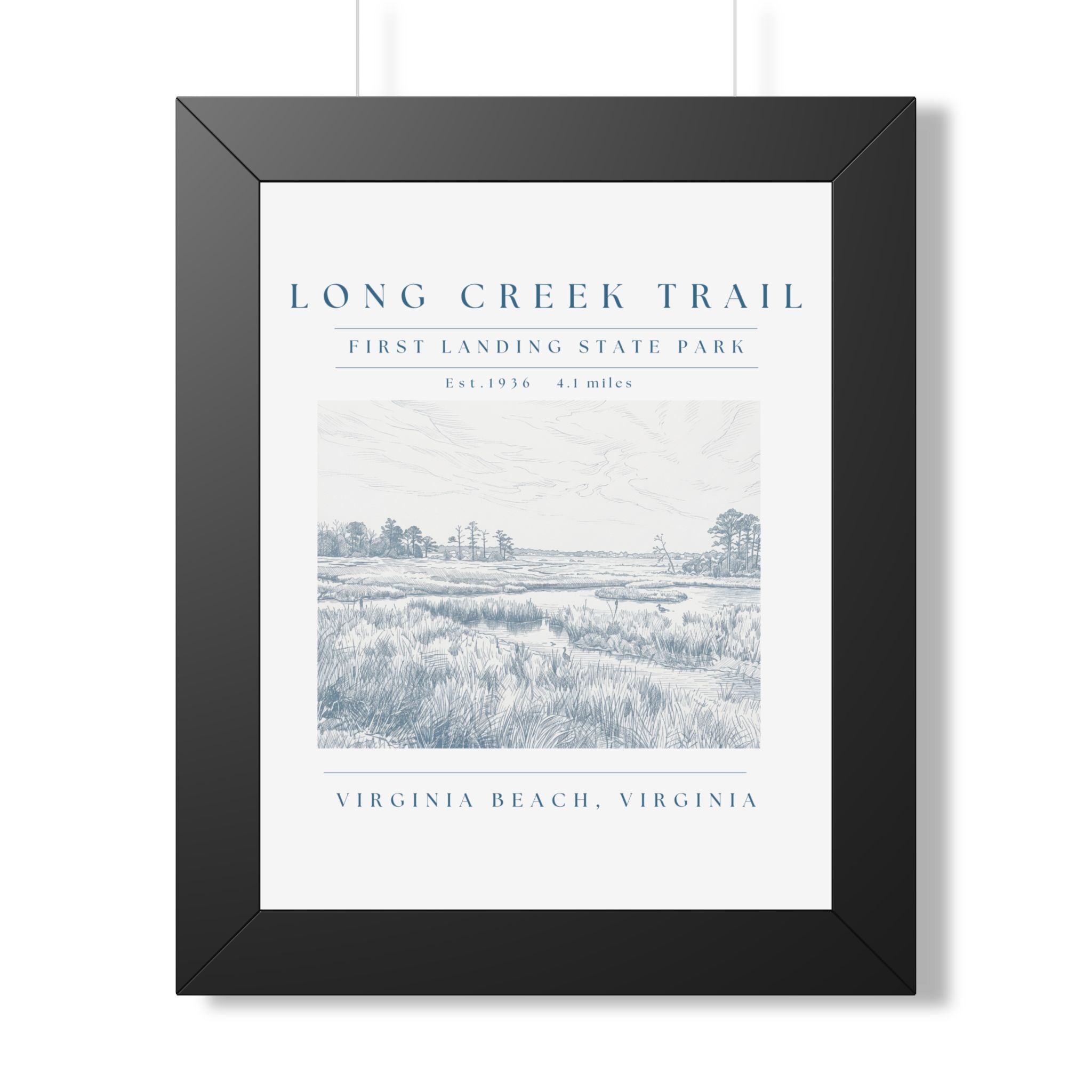 Long Creek Trail Framed Art