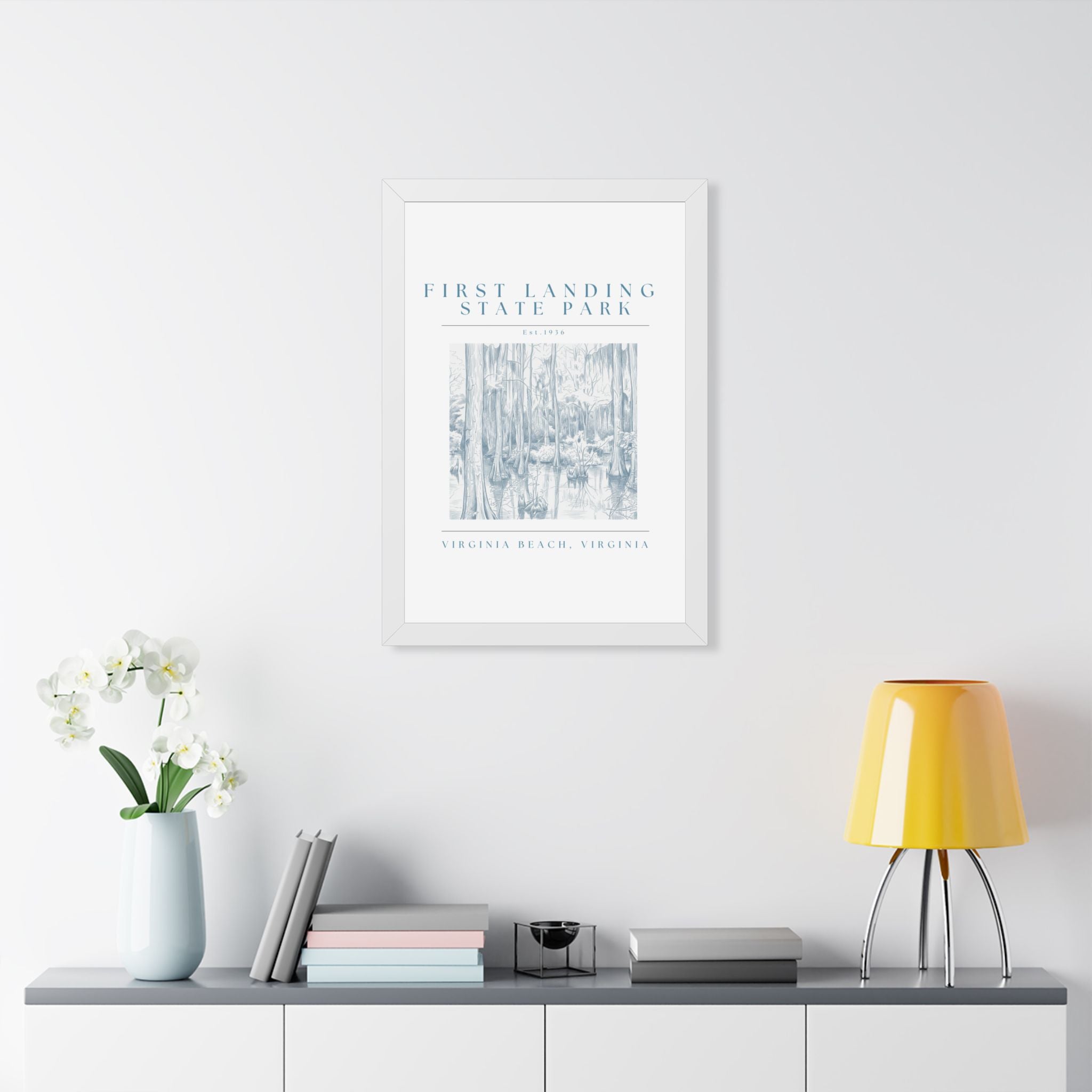 First Landing State Park Cypress Swamp Framed Art