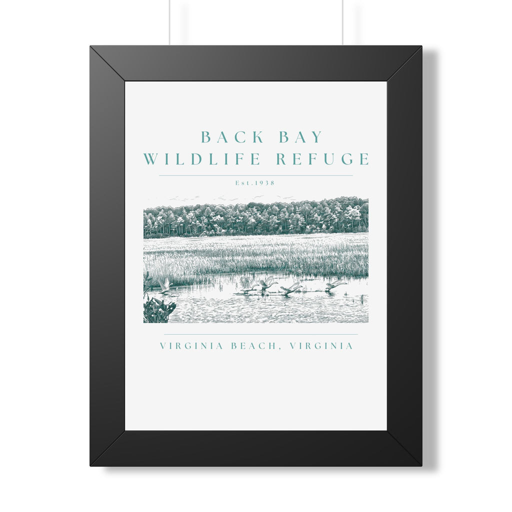 Back Bay Wildlife Refuge Framed Print