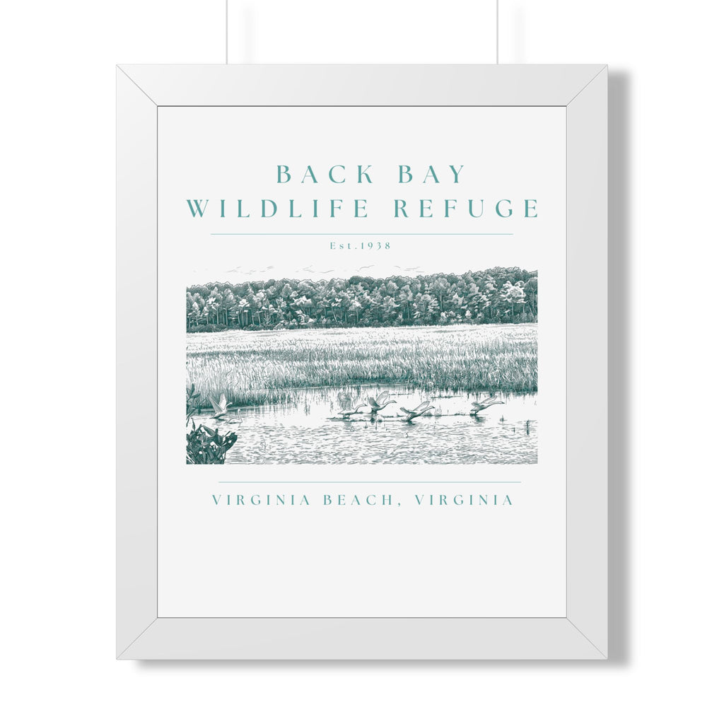 Back Bay Wildlife Refuge Framed Print