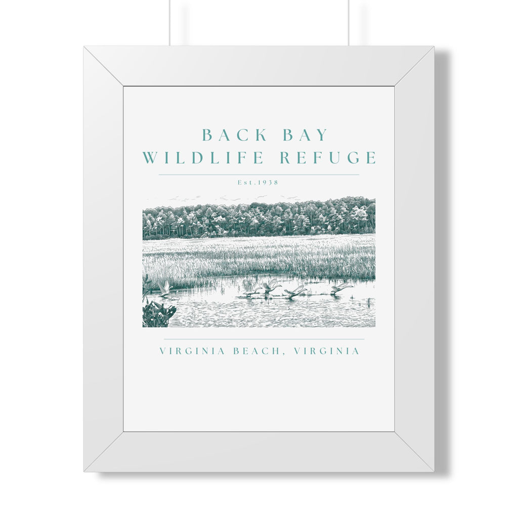 Back Bay Wildlife Refuge Framed Print