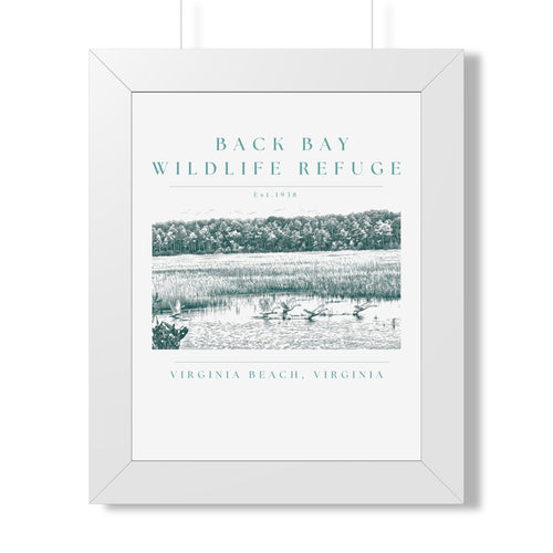 Back Bay Wildlife Refuge Framed Print