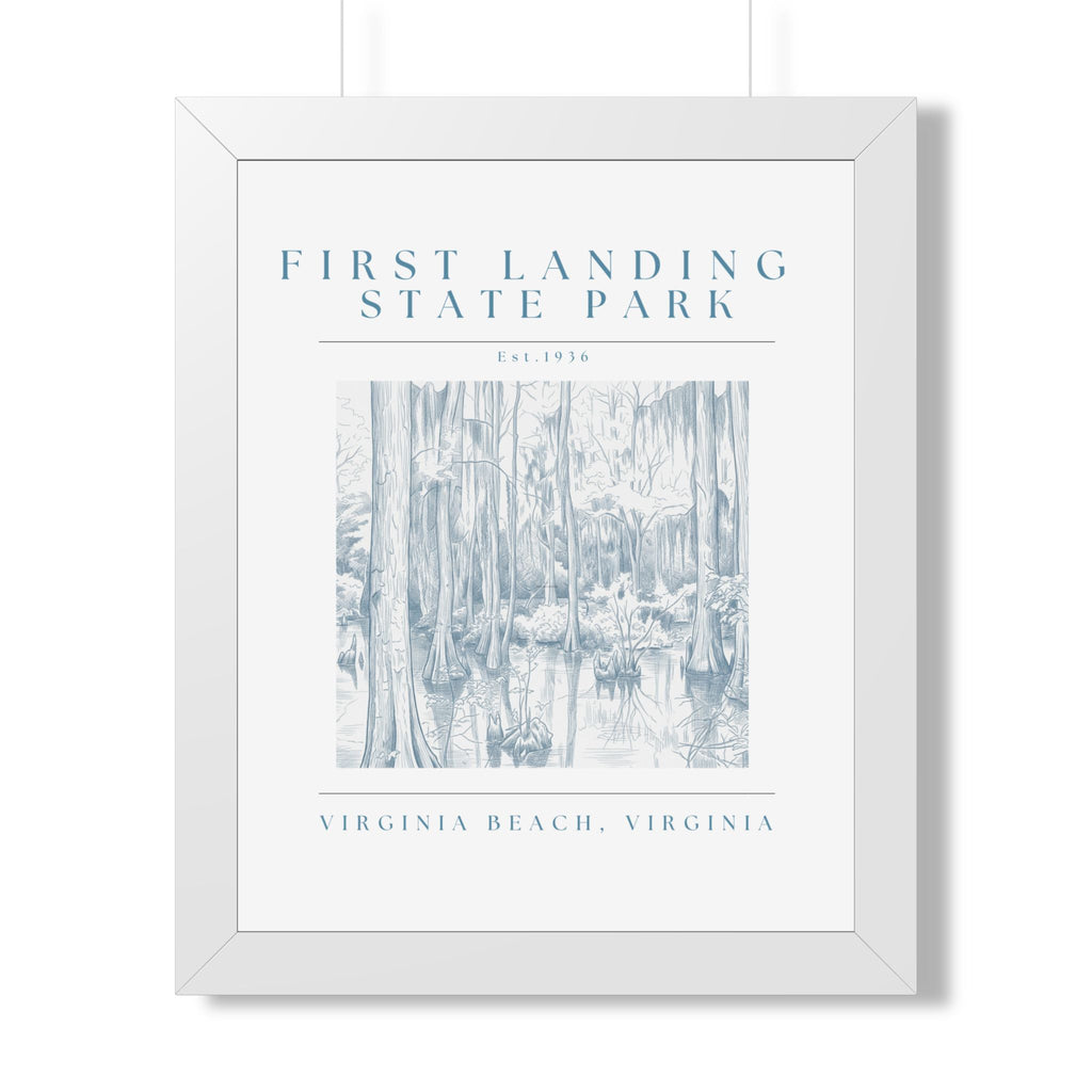 First Landing State Park Cypress Swamp Framed Art