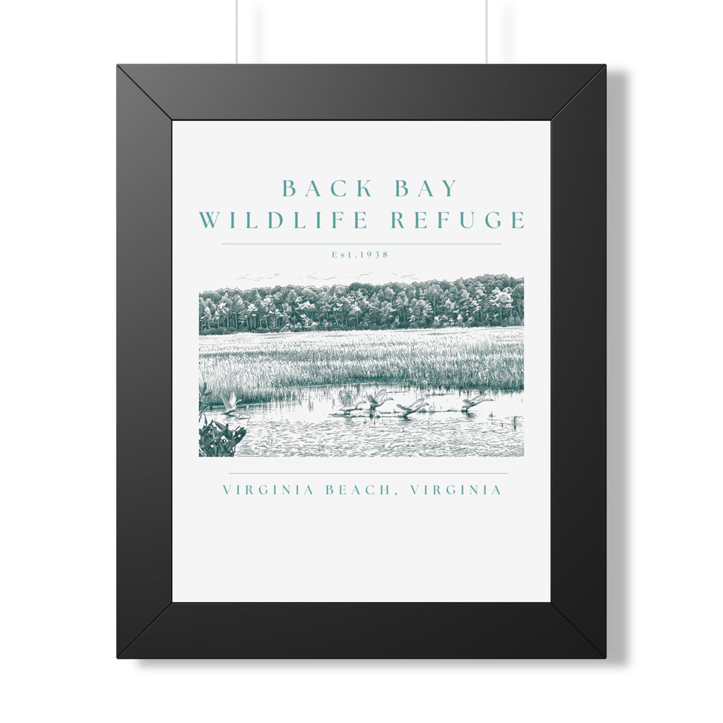 Back Bay Wildlife Refuge Framed Print