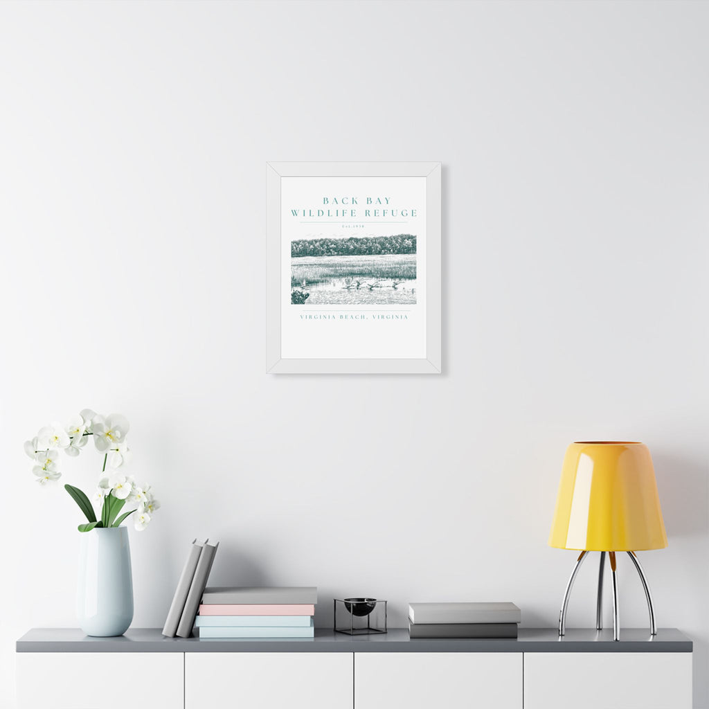 Back Bay Wildlife Refuge Framed Print