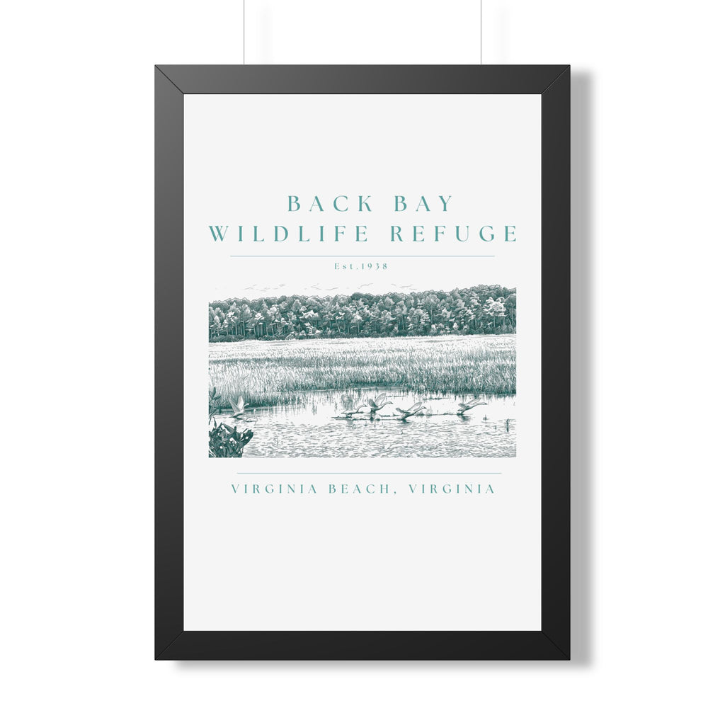 Back Bay Wildlife Refuge Framed Print