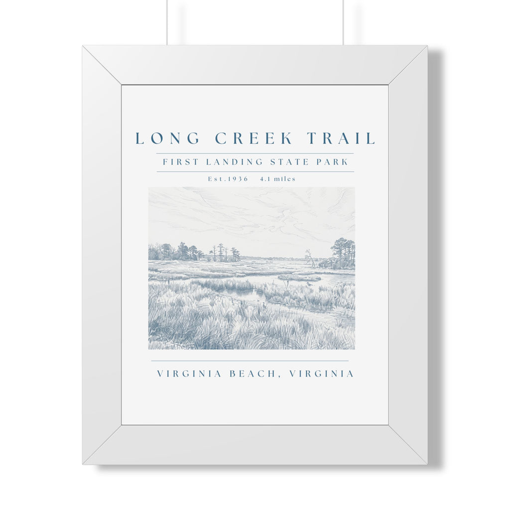 Long Creek Trail Framed Art