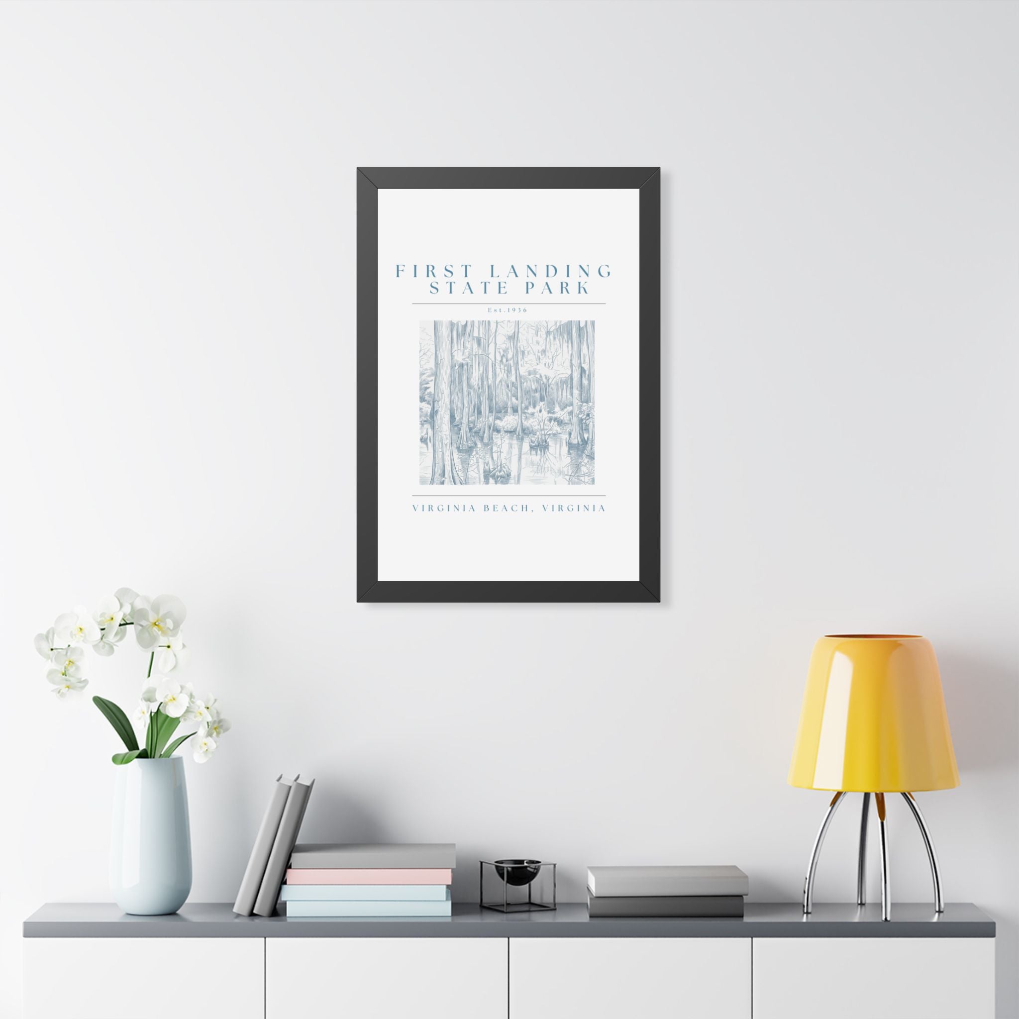 First Landing State Park Cypress Swamp Framed Art