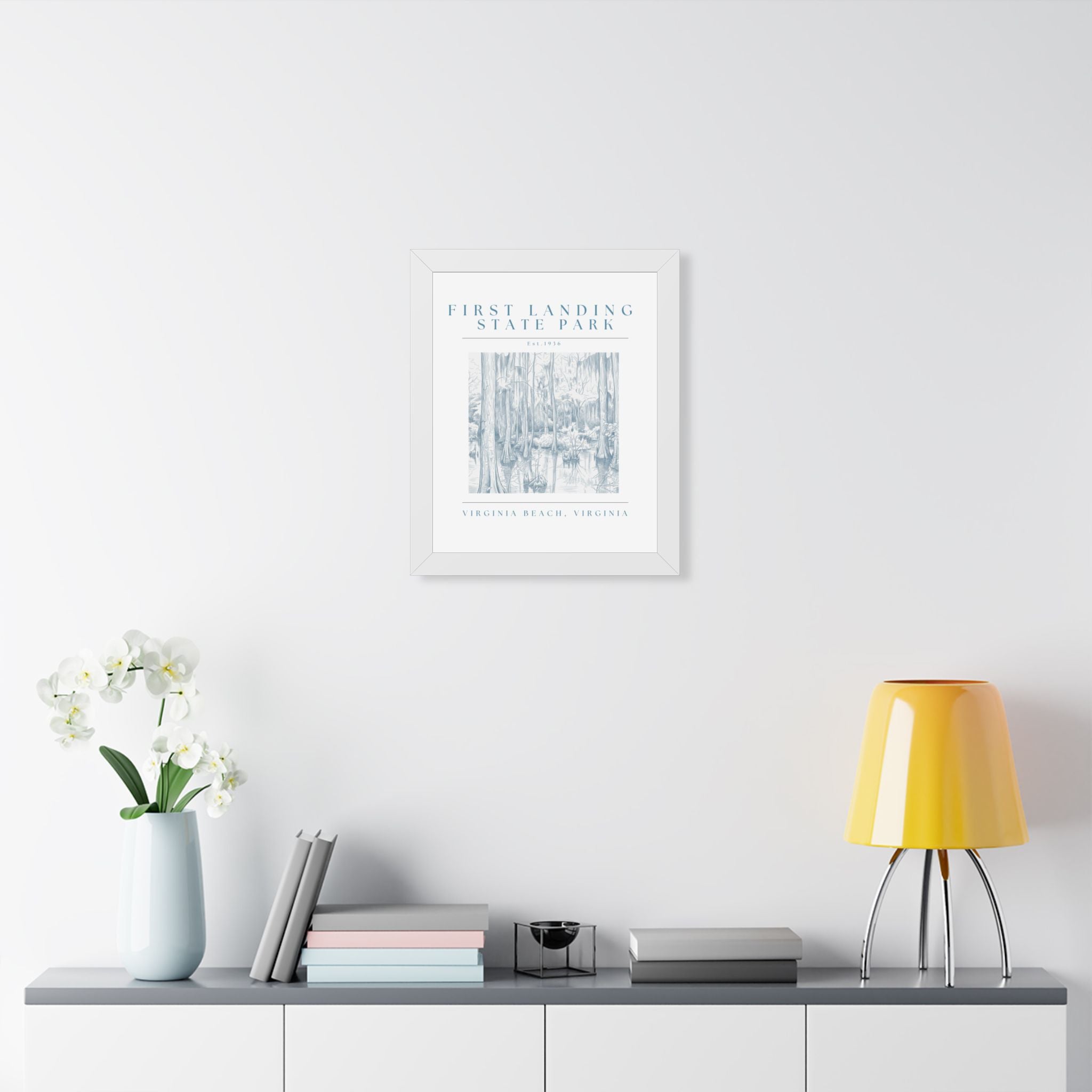 First Landing State Park Cypress Swamp Framed Art