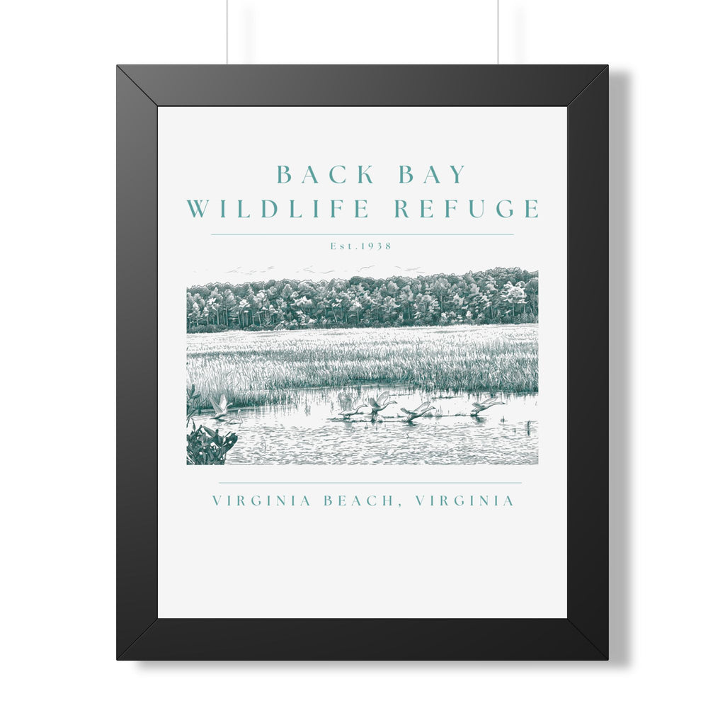 Back Bay Wildlife Refuge Framed Print