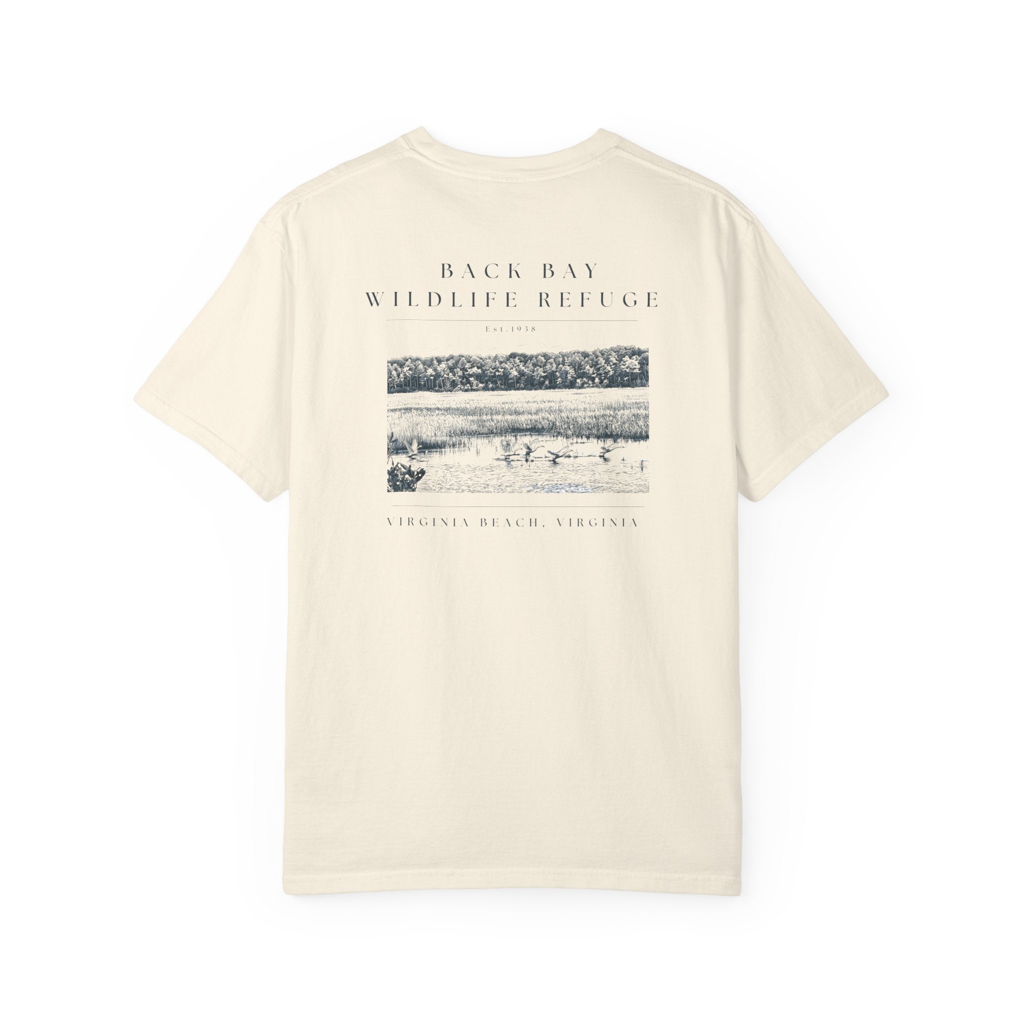 Back Bay Wildlife Refuge Graphic T-Shirt