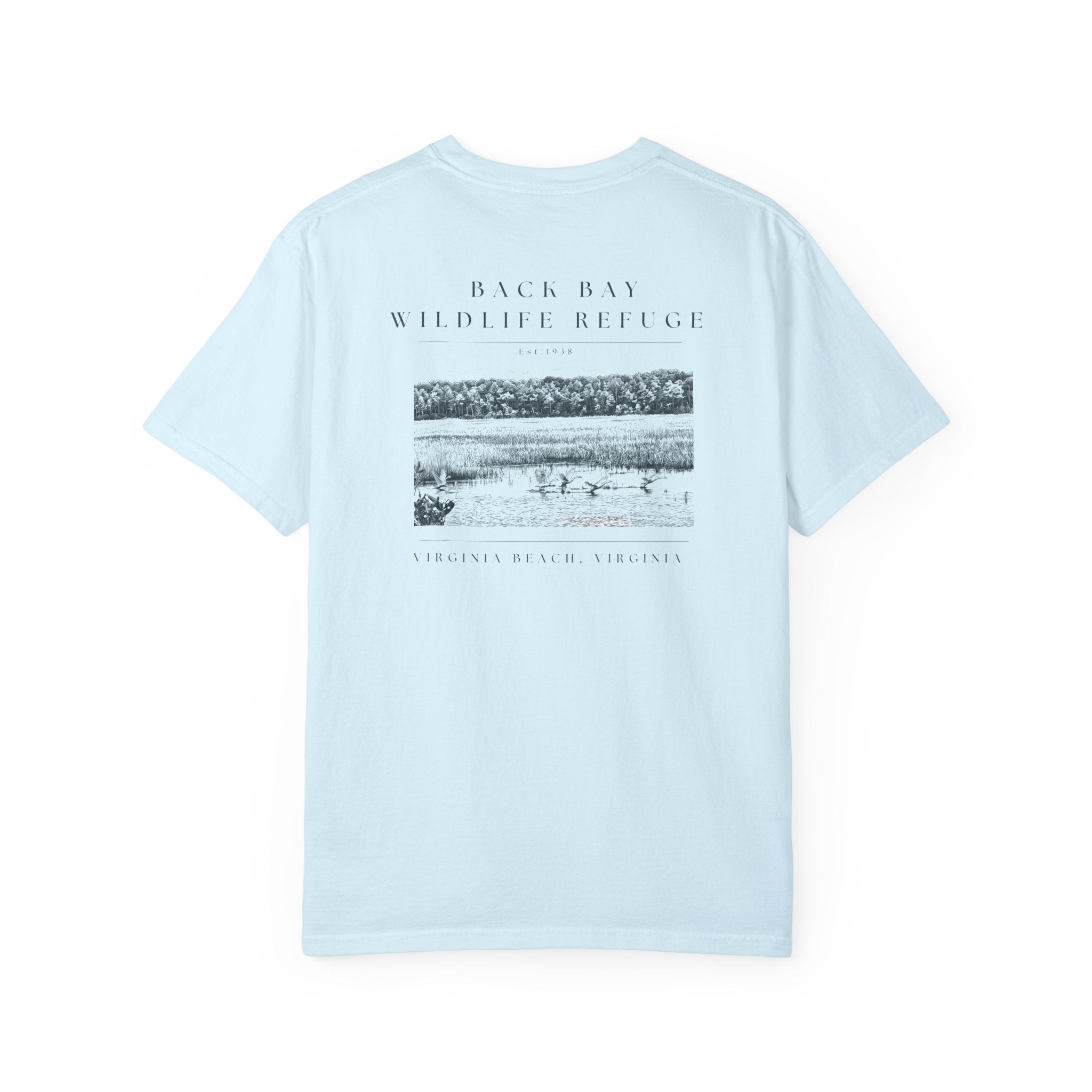 Back Bay Wildlife Refuge Graphic T-Shirt