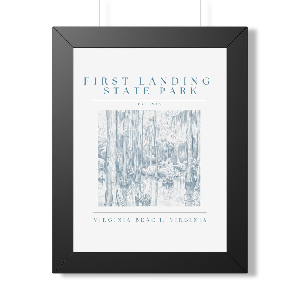 First Landing State Park Cypress Swamp Framed Art