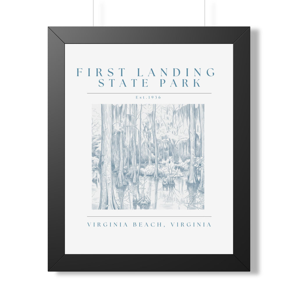 First Landing State Park Cypress Swamp Framed Art