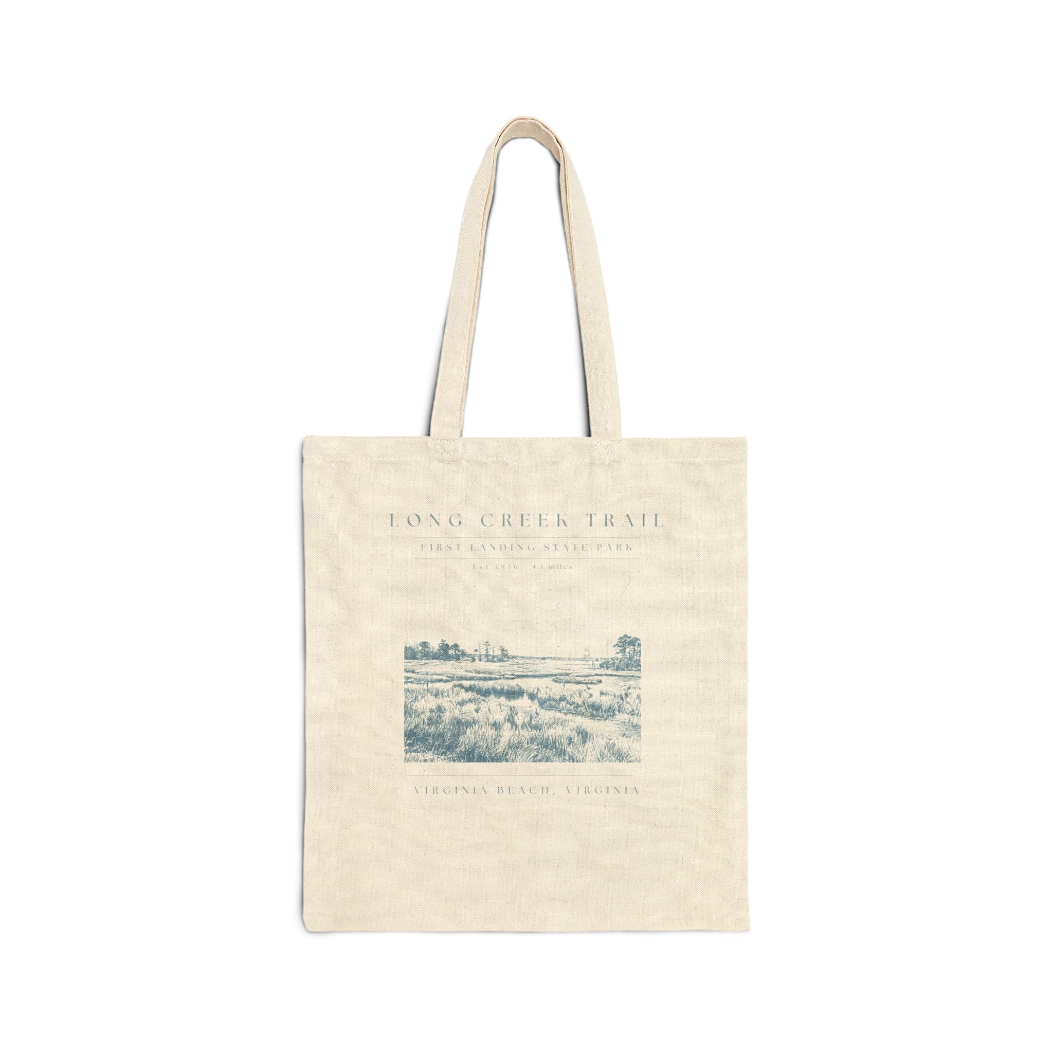 Long Creek Trail Canvas Tote