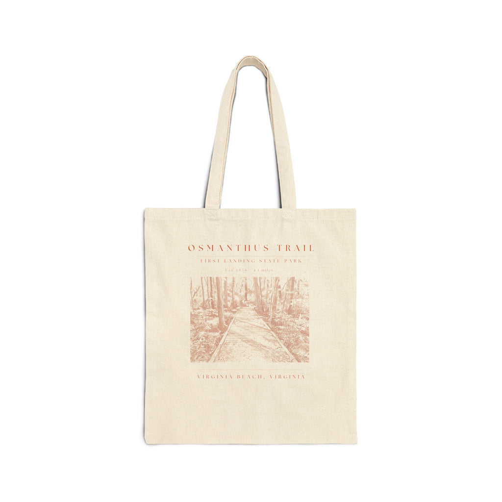 Osmanthus Trail Canvas Tote