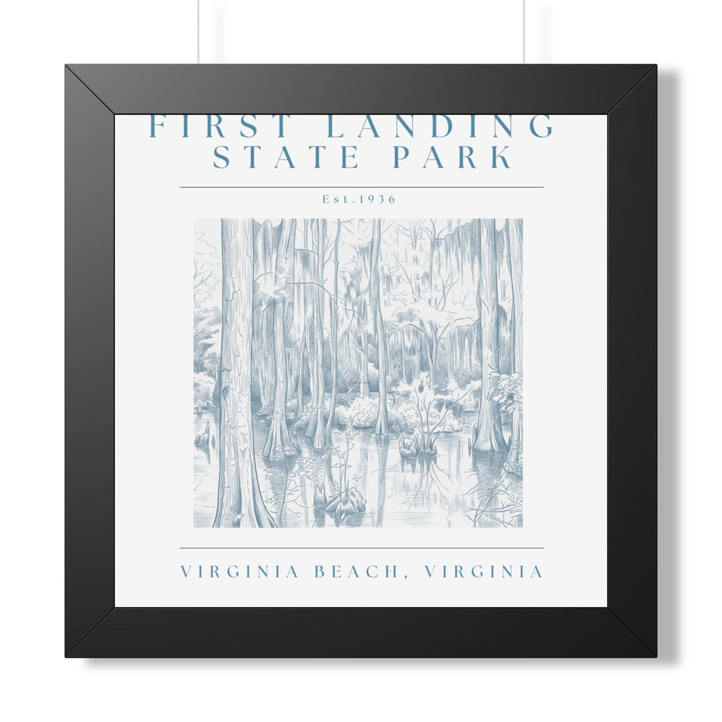 First Landing State Park Cypress Swamp Framed Art