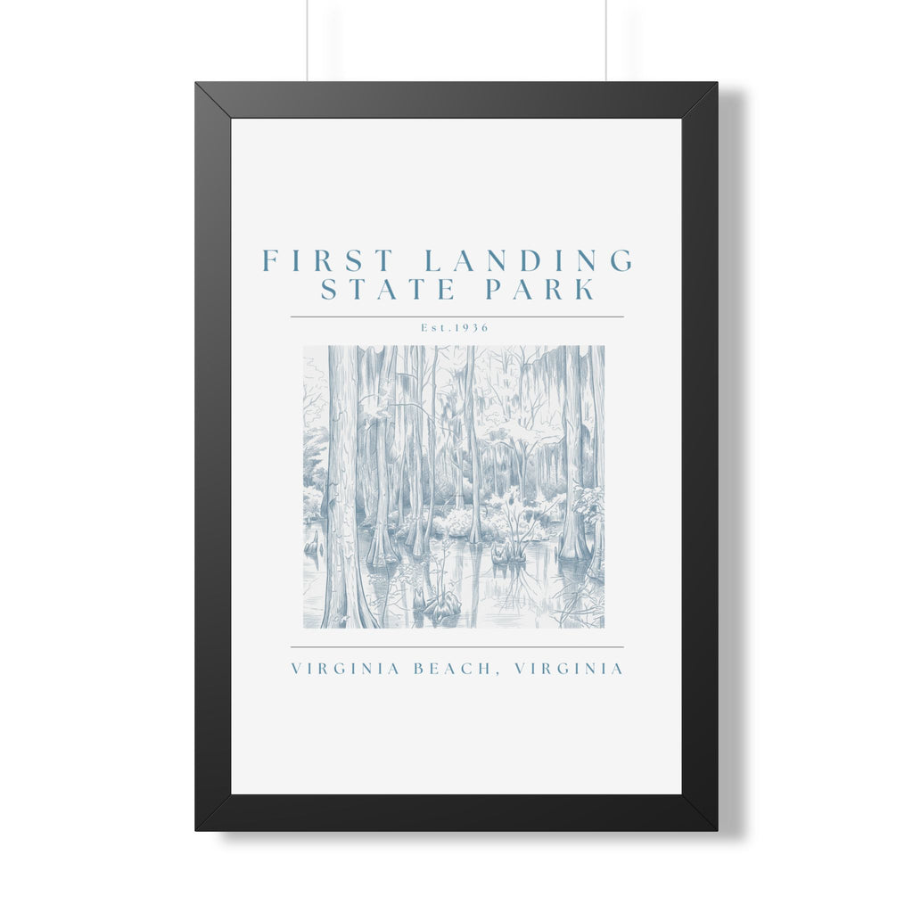 First Landing State Park Cypress Swamp Framed Art