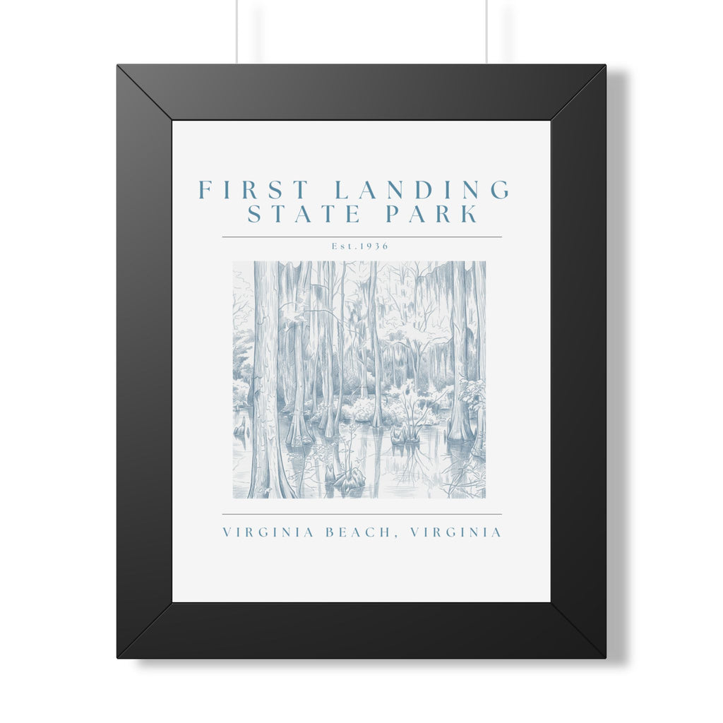 First Landing State Park Cypress Swamp Framed Art