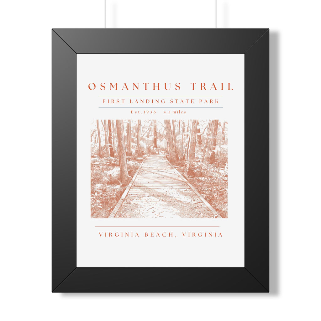 Osmanthus Trail Framed Art
